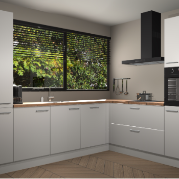 Zijdegrijze keuken Vogar 82852