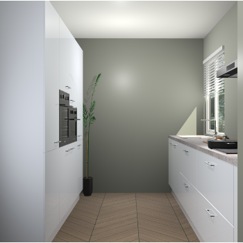 Sneeuwwitte hoogglans  keuken Turijn 83530