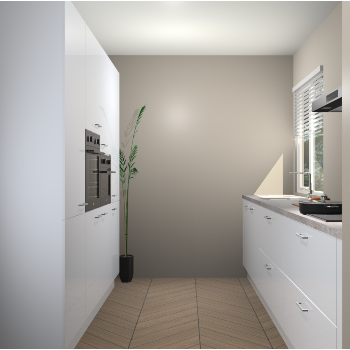 Sneeuwwitte hoogglans keuken Turijn 83531