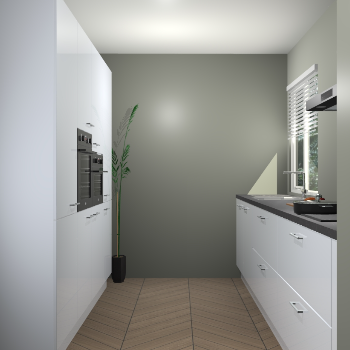 Sneeuwwitte hoogglans  keuken Turijn 83536