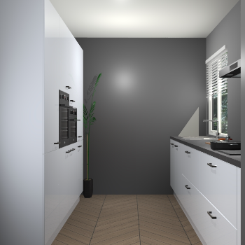 Sneeuwwitte hoogglans keuken Turijn 83540