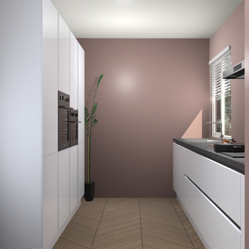 Sneeuwwitte hoogglans greeploze keuken Turijn 83541