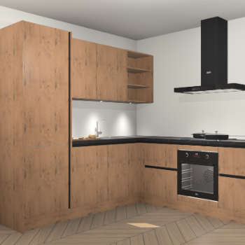 Astoria Eiken greeploze keuken Turek 74013