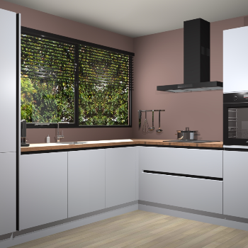 Sneeuwwitte greeploze keuken Vogar 82846