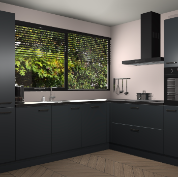 Onyxgrijs keuken Vogar 84431