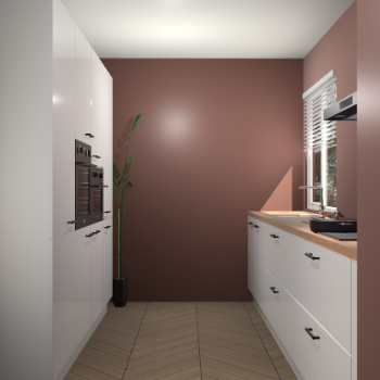 Zijdegrijze hoogglans keuken Turijn 83594