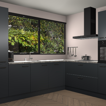 Onyxgrijs keuken Vogar 84437