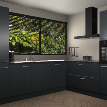 Onyxgrijs keuken Vogar 84445