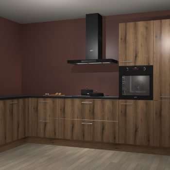 Goud eiken keuken Nuuk 67217