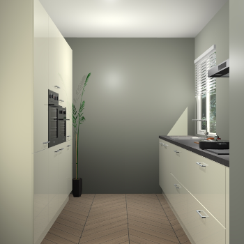 Magnolia hoogglans  keuken Turijn 83706