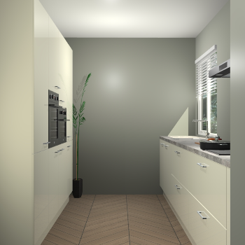 Magnolia hoogglans  keuken Turijn 83712