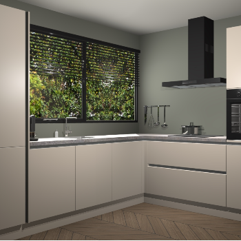 Kasjmier greeploze keuken Vogar 84409