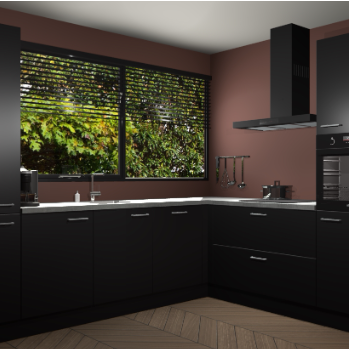 Zwarte keuken Vogar 83061