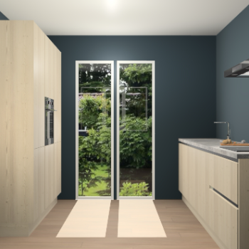 Vuren greeploze keuken Dallas 72246