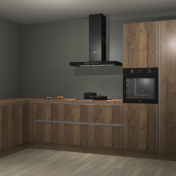 Chocolade eiken greeploze keuken Nuuk 67358