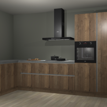 Chocolade eiken greeploze keuken Nuuk 67373