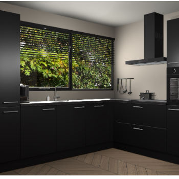 Zwarte keuken Vogar 83084