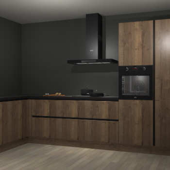 Chocolade eiken greeploze keuken Nuuk 67425