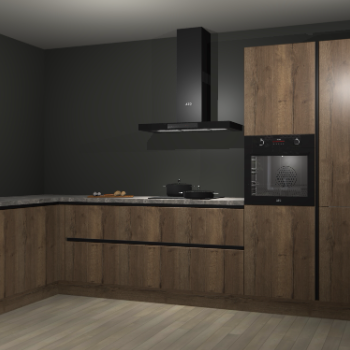 Chocolade eiken greeploze keuken Nuuk 67478