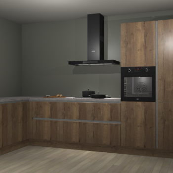 Chocolade eiken greeploze keuken Nuuk 67513