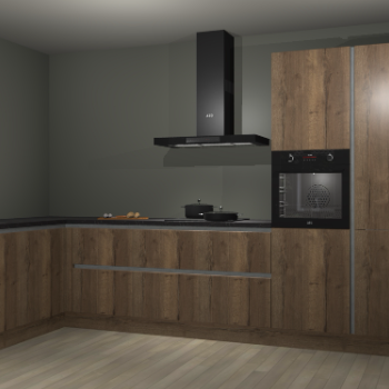 Chocolade eiken greeploze keuken Nuuk 67557