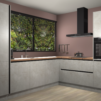 Beton Opal greeploze keuken Vogar 83176