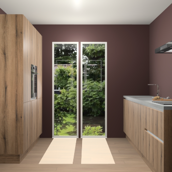 Goud Eiken greeploze keuken Dallas 72481