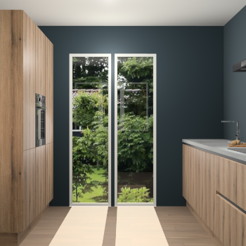 Goud Eiken greeploze keuken Dallas 72486