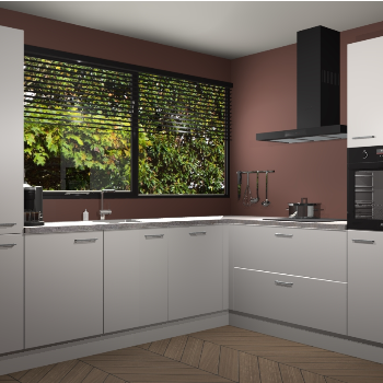 Zijdegrijze keuken Vogar 82953