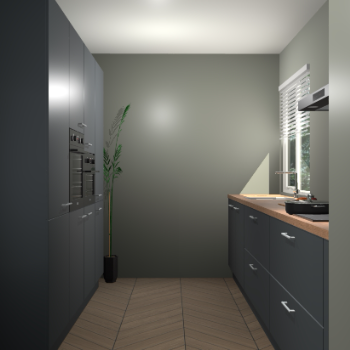 Onyxgrijze keuken Turijn 84793