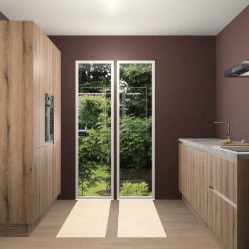 Goud Eiken greeploze keuken Dallas 72542