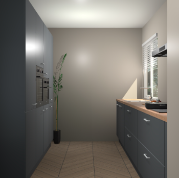 Onyxgrijze keuken Turijn 84794