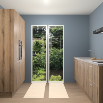 Goud Eiken keuken Dallas 72581