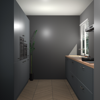 Onyxgrijze keuken Turijn 84797