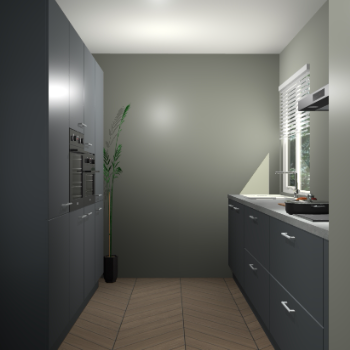 Onyxgrijze keuken Turijn 84799