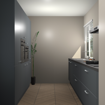 Onyxgrijze keuken Turijn 84806