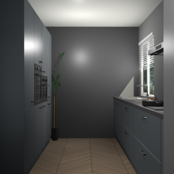 Onyxgrijze keuken Turijn 84809