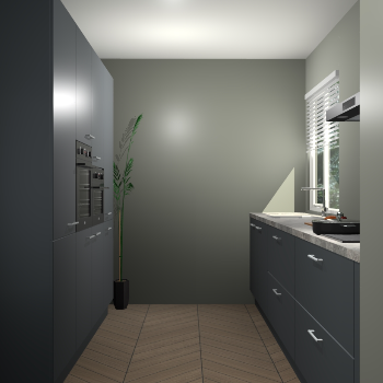 Onyxgrijze keuken Turijn 84811