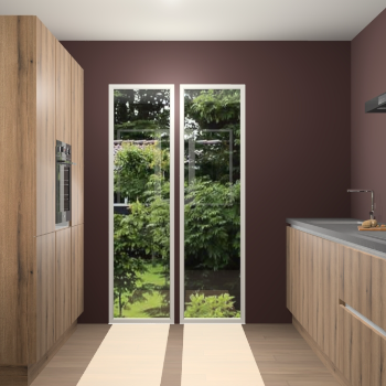 Goud Eiken greeploze keuken Dallas 72601