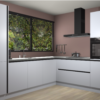 Sneeuwwitte greeploze keuken Vogar 82909