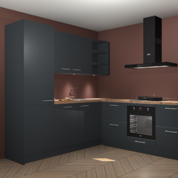 Onyxgrijze keuken Turek 74642