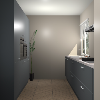 Onyxgrijze keuken Turijn 84818