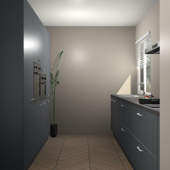 Onyxgrijze keuken Turijn 84824