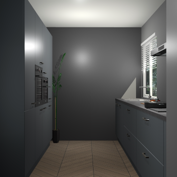 Onyxgrijze keuken Turijn 84827