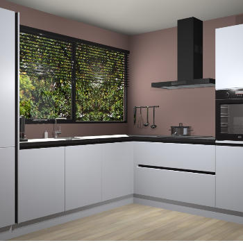 Sneeuwwitte greeploze keuken Vogar 82933