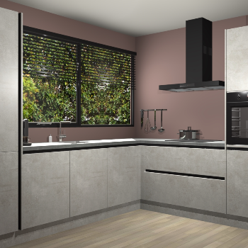 Beton Opal greeploze keuken Vogar 83404