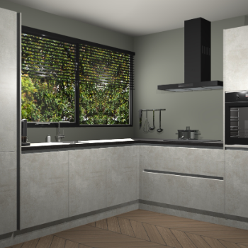 Beton Opal greeploze keuken Vogar 83407