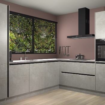 Beton Opal greeploze keuken Vogar 83423