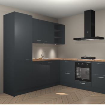 Onyxgrijze keuken Turek 74643