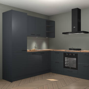 Onyxgrijze keuken Turek 74645